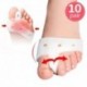 H - 10 pár lábujj korrektor ortotika lábápolás csont hüvelykujj-kiigazító korrekció pedikűr zokni bunion egyengető