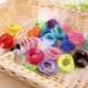 300PCS - 300-2000db színes elasztikus gumiszalag hajgyűrű haj kiegészítők lány aranyos lófarok ráncos frizura