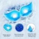 8Pár - Gél szemmaszk Ice Eye gélpárnák Szépség alvó szemmaszk csökkentik a sötét karikákat, enyhítik a