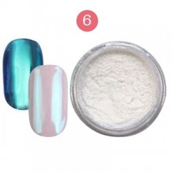 4 adag Csillogó pigment por körömhöz - műkörömhöz - M204 verzió - 6-os verzió