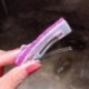 10PCS véletlenszerű szín - Divat íj csipke fejpánt édes lányok hajdísz hajcsipeszek haj nyakkendők fejdísz szalag