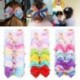 5PCS QB118 - DIY hajkiegészítők hajtűk aranyos Bowknot hajcsipeszek lányoknak Barrette gumiszalagok hajformázó eszköz