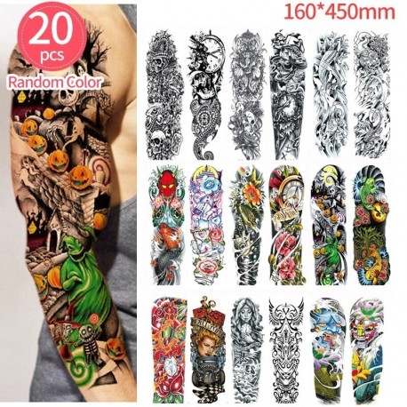 20db Y48 - 20-50 db-os szexi ideiglenes tetoválás a nők számára Body Art festés kar lábak tetoválás transzfer matrica