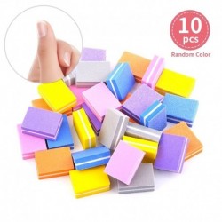 Körömápoló készlet - 10db Színes Körömreszelő - Tömbreszelő - csiszolótömb