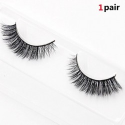 1 pár F83 - 1 pár drámai vastag kereszt kereszt műszempilla természetes 3D Wispy műszempilla szempilla kézzel készített