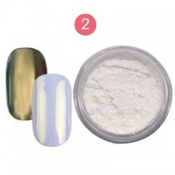 1 adag Csillogó pigment por körömhöz - műkörömhöz - B verzió - 2-es színverzió
