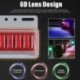 6D 1db teherautó 37 LED oldalsó jelzőfények figyelmeztető hátsó lámpa autó autó utánfutó lámpák sárga DC24V