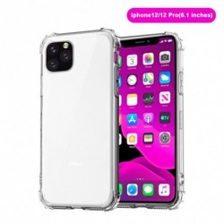 Átlátszó ütésálló puha szilikon tok iPhone 12 mini 12Pro Max 2020 tokhoz 360 szilikon védő borítás