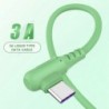 3A folyékony 8 tűs kábel mobiltelefon gyors töltésű USB töltőkábel Apple Lightning kábel interfészhez iPhone