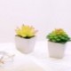 Mesterséges növények cserépszimulációs pozsgás növényekkel Mini bonsai cserepes, zöld hamis növények asztaldísz