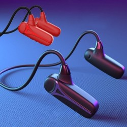 Bluetooth V5.0 F1 fülhallgató Vezeték nélküli fejhallgató Csontvezetés Zajszűrés Vízálló sport fejhallgató