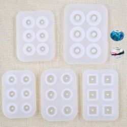 DIY karkötő gyöngyök függő forma Szárított virág ékszer tartozékok eszköz szilikon penész