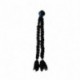 Motorkerékpár Motorkerékpár sisakok Zsinór Paróka Twist Dual Pigtail Ponytail Sucker Bow
