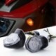 2db mini univerzális motorkerékpár LED irányjelző fények sárga villogó fény világítás hátsó lámpa
