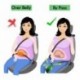 Várandós autó biztonsági övbeállító Comfort Safe hasra védi a születendő babát Terhes nő biztonságos öv vezetés