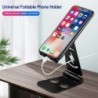 Univerzális összecsukható mobiltelefon asztali állvány tartó tartó bölcső táblagép tábla