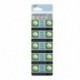 50 db alkáli cellás érmeelem 1,55 V AG13 LR44 gombelemek LR1154 SR44 A76 357A 303 357 AG 13 órajátékokhoz