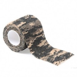 Szín: a bemutató szerint - 1 tekercs kültéri szerszám terepszalag Camo Wrap öntapadó szalagok nem szőtt védő sztreccs