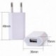 Fehér szín - 1000 ma USB töltő iPhone X 8 7 4 4s 5 5S SE 6 6S Plus mobiltelefon töltés iphone AC EU dugós fali hálózati