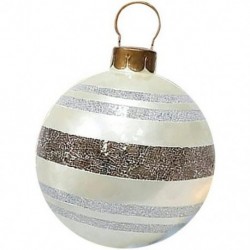 Szín: 3 - Karácsonyi felfújható labda Karácsonyfadísz labda tükörtükrözéssel, óriási PVC ünnepi szabadtéri