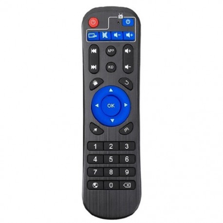 Fekete szín - Univerzális TV BOX távirányító csere Q Plus T95 max/z H96 X96 S912 Android TV BOX médialejátszó