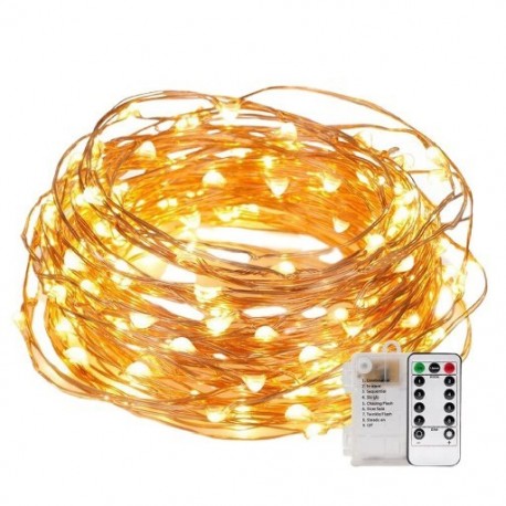 Szín: 200 lámpa - Usb Aangedreven Led String Lights Zilveren Draad Fairy Guirlande Nieuwe Jaar Decor Bruiloft Kerst Decoratie