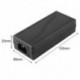 Fekete szín - 12V 5A 5.5mm 2.5mm 2.1mm AC DC dugaszolható hálózati adapter fekete hordós csatlakozó LED szalagos vezeték