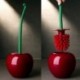 Szín: B - WC kefe New Lovely Cherry Shape WC kefe WC kefe tartó szett WC Borstel Cepillo Wc adu