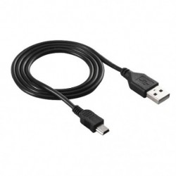 1 m-es USB töltőkábel USB 2.0 dugós A-mini USB 5 tűs töltőkábel digitális fényképezőgépekhez Üzem közben