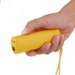 Szín: sárga - Új kutyariasztó ultrahangos kisállatkiképző ugatásgátló 3 az 1-ben ugatásgátló tréner