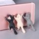 Szín: A - 1db macska figura miniatűr macska balek dizájn telefontartó mini tündérkert Rajzfilm szobor kézműves otthoni