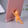 Szín: B - 1db macska figura miniatűr macska balek dizájn telefontartó mini tündérkert Rajzfilm szobor kézműves otthoni