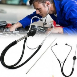 Krómozott acél autó, abnormális hang diagnosztikai eszköz Mechanika Henger Sztetoszkóp Autóipari Hallóeszközök