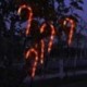 Kibocsátó szín: Napenergiával működő - Napelemes lámpa Kerti lámpa karácsonyi dekoráció Gyep Candy Cane Lights