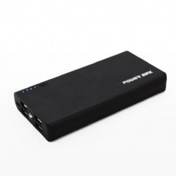 Kibocsátó szín: fekete - Telefon töltő Power Bank akkumulátor töltő USB töltő Powerbank töltő tok LED zseblámpa 4