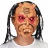 Fekete szín - Halloween Latex Horror Szörny maszk Uniszex buli Díszes ruha jelmez Cosplay Moive Fűrész ajándék Új Drop