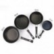 Szín: 12 cm - Mini tapadásmentes serpenyő lapos wok steak serpenyő wok palacsinta tojásgombóc omlett serpenyő indukciós