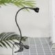Test színe: fekete - USB Led asztali lámpa mini csíptetős, rugalmas fényes LED UV lámpa, állítható ragasztós