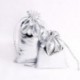 Szín: Organza vörös - 10db Többszínű húzózsinóros tasak 7x9/9x12/10x14/13x18/15x20cm Ajándékcsomag csomagoláshoz