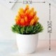 Szín: fehér virág - Többstílusú mesterséges növények Bonsai kis fa cserepes növények Hamis virágok Cserepes díszek