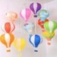Szín: sárga szivárvány - 12 hüvelykes 30 cm-es karácsonyi lógó papír lámpák hőlégballon papír lámpák