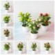 Szín: 16 taozi - Mesterséges növény Multi stílusú mini cserepes bonsai kis gyümölcsfa cserepes esküvőre Otthon