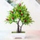 Szín: 16 fej paprika - Mesterséges növények Bonsai kis gyümölcsfa cserepes bonsai szimulációs dekoráció mesterséges