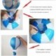 Szín: ruha fehér - 35 cm piros fehér csíkos hőlégballon papír lámpás esküvői dekoráció születésnapi buli