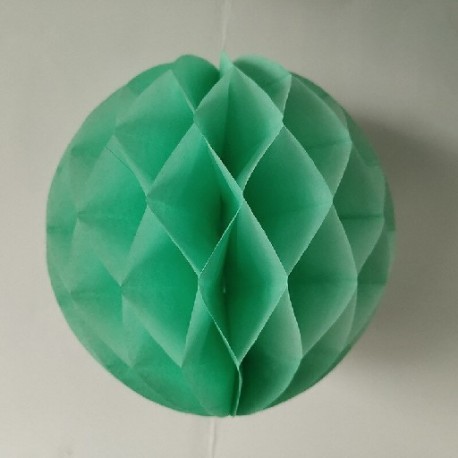 Szín: fw menta zöld - 1 db 25 cm-es kék papír lámpás papír virág labda szivárvány hőlégballon gyermekek