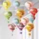 Szín: fw menta zöld - 1 db 25 cm-es kék papír lámpás papír virág labda szivárvány hőlégballon gyermekek