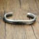 Fém szín: fekete 60mm - Punk Vintage fekete arany ezüst rozsdamentes acél Nordic Vikings mandzsetta Charm karkötők