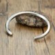 Fém szín: fekete 64mm - Punk Vintage fekete arany ezüst rozsdamentes acél Nordic Vikings mandzsetta Charm karkötők