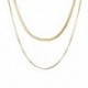Fém szín: 44180 - Hot Fashion unisex kígyó lánc női nyaklánc Choker punk vintage arany színű lánc nyaklánc női