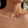 Fém szín: 44215 - Hot Fashion unisex kígyó lánc női nyaklánc Choker punk vintage arany színű lánc nyaklánc női